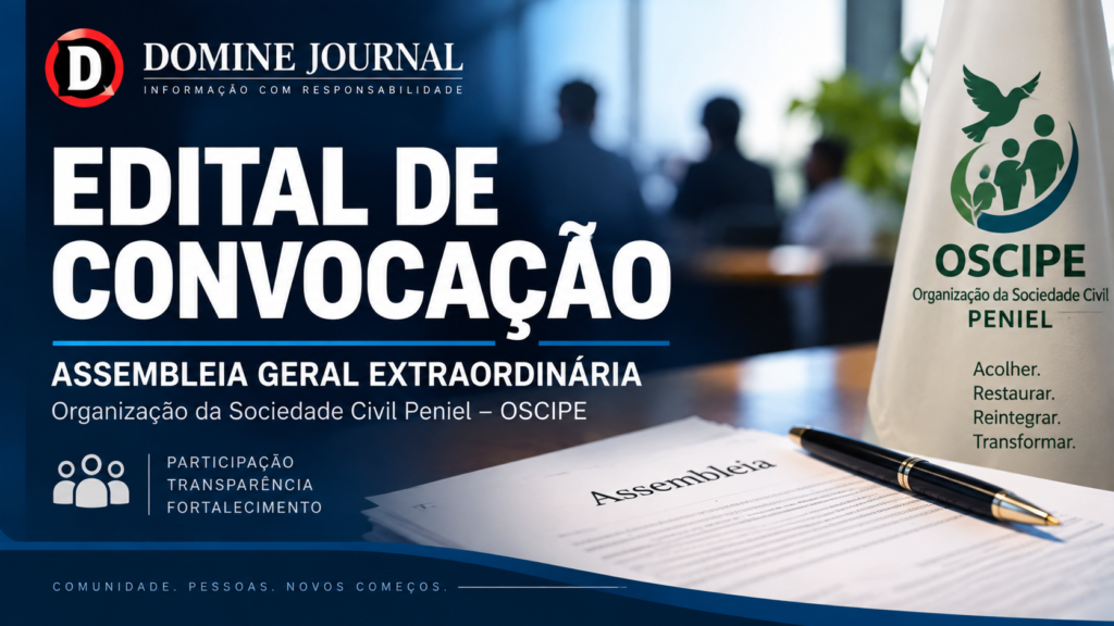 EDITAL DE CONVOCAÇÃO – Assembleia Geral Extraordinária da OSCIPE